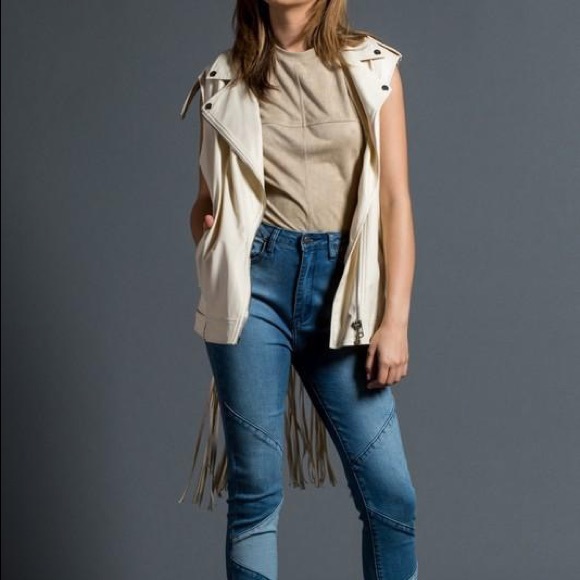 PU Fringe Vest - Picture 3 of 8